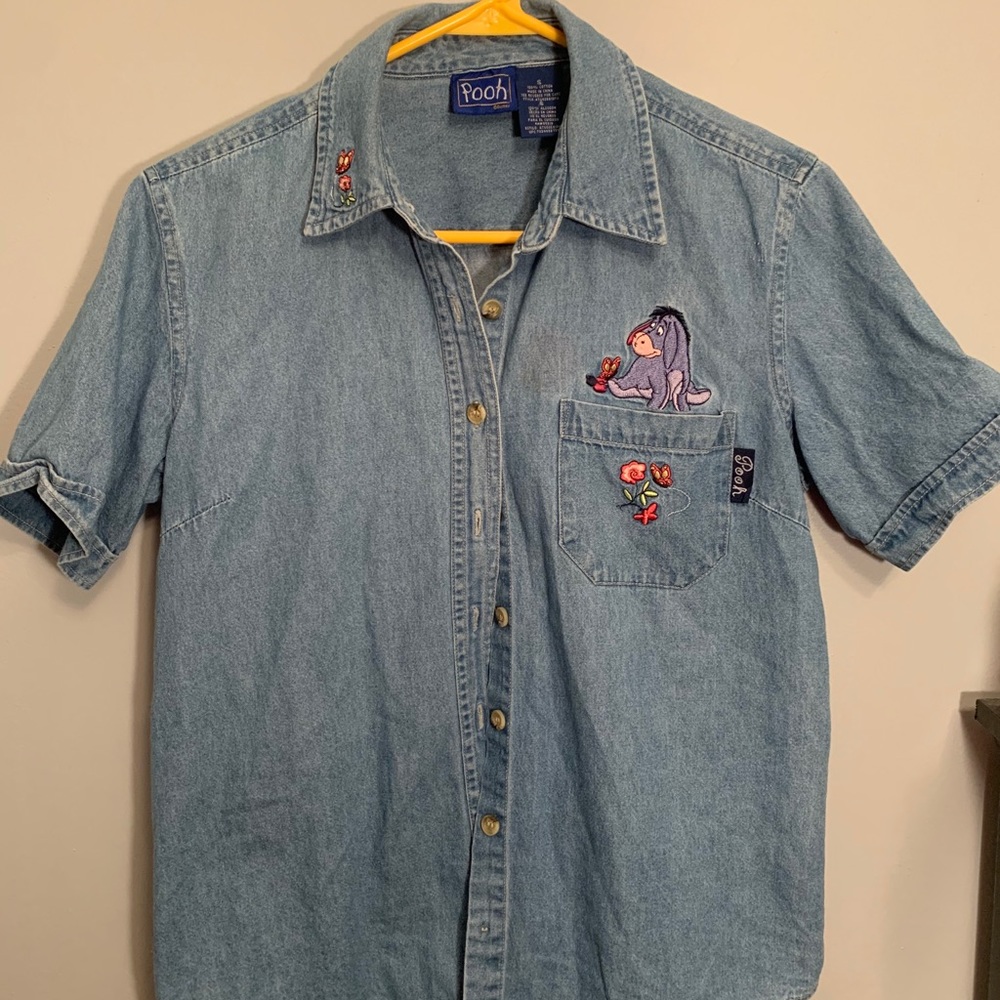 Pooh Button Up